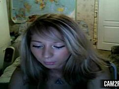 damn this hot blonde webcam babe's free show blows you away!!