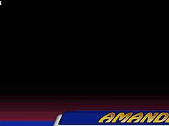 Amanda Clarke spreads her chubby blonde pussy lips wide with dildo for Wet and Puffy.