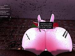 damn this bunny's ass craves my big black cock pounding her deep~ roblox
