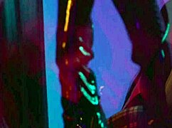 Bound Slave Sucks Latina Goddess Toes in Heels and Nylon