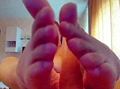 Suck This Big Dildo Then Footjob My Tits Boobs!