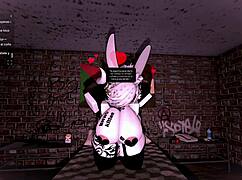 damn this bunny's ass craves my big black cock pounding her deep~ roblox