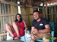 i took this sexy ebony big ass amateur to the beach fucked her hardcore with bbc in beach house cumshot on tits boobs pussy