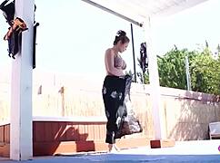 Hey, ever wonder how cute babe savors licking divine milf's big tits juicy ass till wild orgasms?