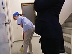 part 3 plain office cleaning wife ignored then presses body begging cock