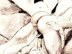 Ever wondered what hides in vintage erotic art scenes?