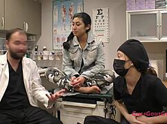 PERVERTED Podiatrist TICKLES STACY SHEPARD's Bare Toes
