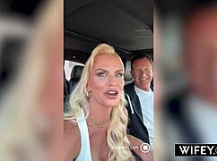 Blonde Milf Tatiana Steele Teases Bbc With Hubby Watching