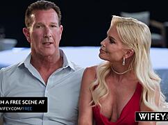 Blonde Milf Tatiana Steele Teases Bbc With Hubby Watching