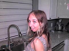 Breezy Bri Yearns for Stepdad Seth's Warm Womb Creampie