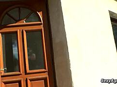 Busty Blonde Mature Milf Pounded In Dp Threesome