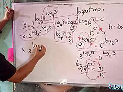 japanese student aches for teacher's erotic math exponents backstage