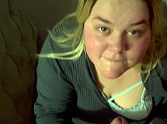 i trace every letter on his cock practicing till blowjob perfection