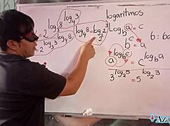 japanese student aches for teacher's erotic math exponents backstage
