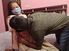 teacher pounds student in hardcore indian bedroom doggystyle sex