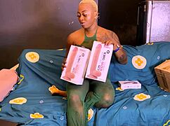 ugly girl toys herself moaning wildly, piercings flash in cute frenzy