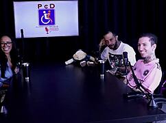 Morena gostosa strips sheer red showing massive tits after boozing up her ass... turning bi?