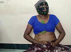 hot aunt sucks cock in indian maid outfit