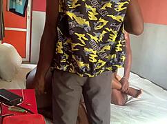 Queen Jackson fucks Silver anal with Janbari Africa1106 backstage moans