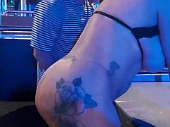 Latina couple sneaks creampie sex in crowded nightclub