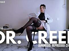 i'm dr creed diagnosing your repressed cuckold urges in this humiliating cage session