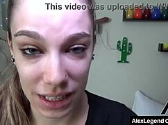 Sexy PAWG Bobbi Dylan Takes Landlord Alex Legend's Facial After Deepthroat Pussy Licking and Face Fuck