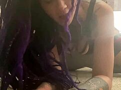 emo teen slut learns from black bull's monster cock in rough doggystyle domination lesson