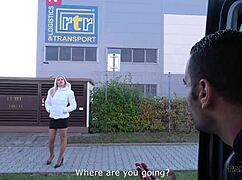 Milf Secretary Takes Double Cock Pounding In Driving Taxi Van