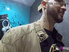 nuria millan sneaks bent over doggystyle fuck inside public mall shop