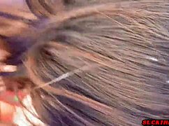 naughty 19yo latina backyard cock suck ends with hot tit cumshot