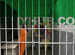 in the jail ava the desperate slut sucks dick then fucks hard for freedom