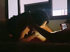 Teacher sneaks to student aching to suck throbbing cock