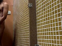 Spying Big Black Cock In Brazilian Gym Shower