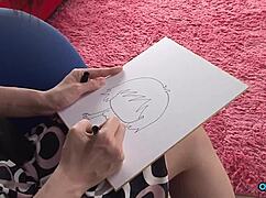Dude, this amateur Asian babe gets snapped naked then toy-teased till she squirts and leaks everywhere!