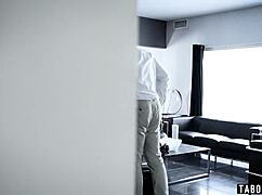 valentina nappi licks rich client's cock before pussy exploitation