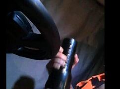 Hey, ever tried a gazzadomm fleshlight handjob in your truck for homemade fun?