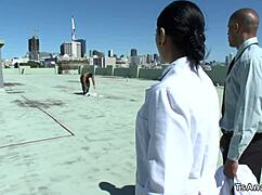 omg shemale nurse gets her ass pounded hard by black doctor doc 🍆💦 anal domination kinky fun