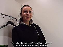 uhh teen without cash trades sex for clothes in mall shop