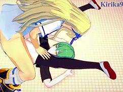 hikage katsuragi ikaruga go wild in intense futanari sex 💦 senran kagura hentai