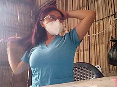 My Burning Sex Desire Forces Nurse Masturbation After Shift