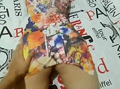 Wife Begs Don't Record Me Bent Over in Thong POV