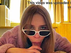 this california college babe is on day 4 of sucking dick 30 days straight handjob blowjob cumshot