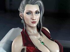 Scarlett CGI gulps multiple cums in hot game blowjob 💦