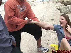 rose tans then takes double bbc in mmf interracial pounding