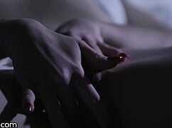 khloe kapri chokes on bbc in her deepthroat interracial fantasy quickie