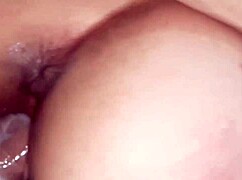 Secretly Kissing Latina Stepmom's Ass In Homemade Spanish Clip