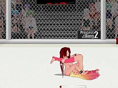 Princess Paris Vs Ember In Epic Lesbian Wrestling Catfight