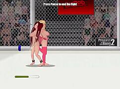 Princess Paris Vs Ember In Epic Lesbian Wrestling Catfight