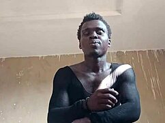 kwameoppong65 heats up the day shaking big monster cock in steamy 18+ dance tease