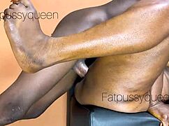 daddy, why can't you hold back your cum when this fat ass ebony teen grinds your monster cock??